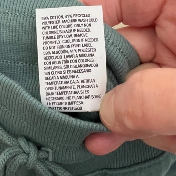 3 PAIRS of  ALL IN MOTION Fleece Jogger in Jade Green Size SMALL New with tags - Picture 7 of 7